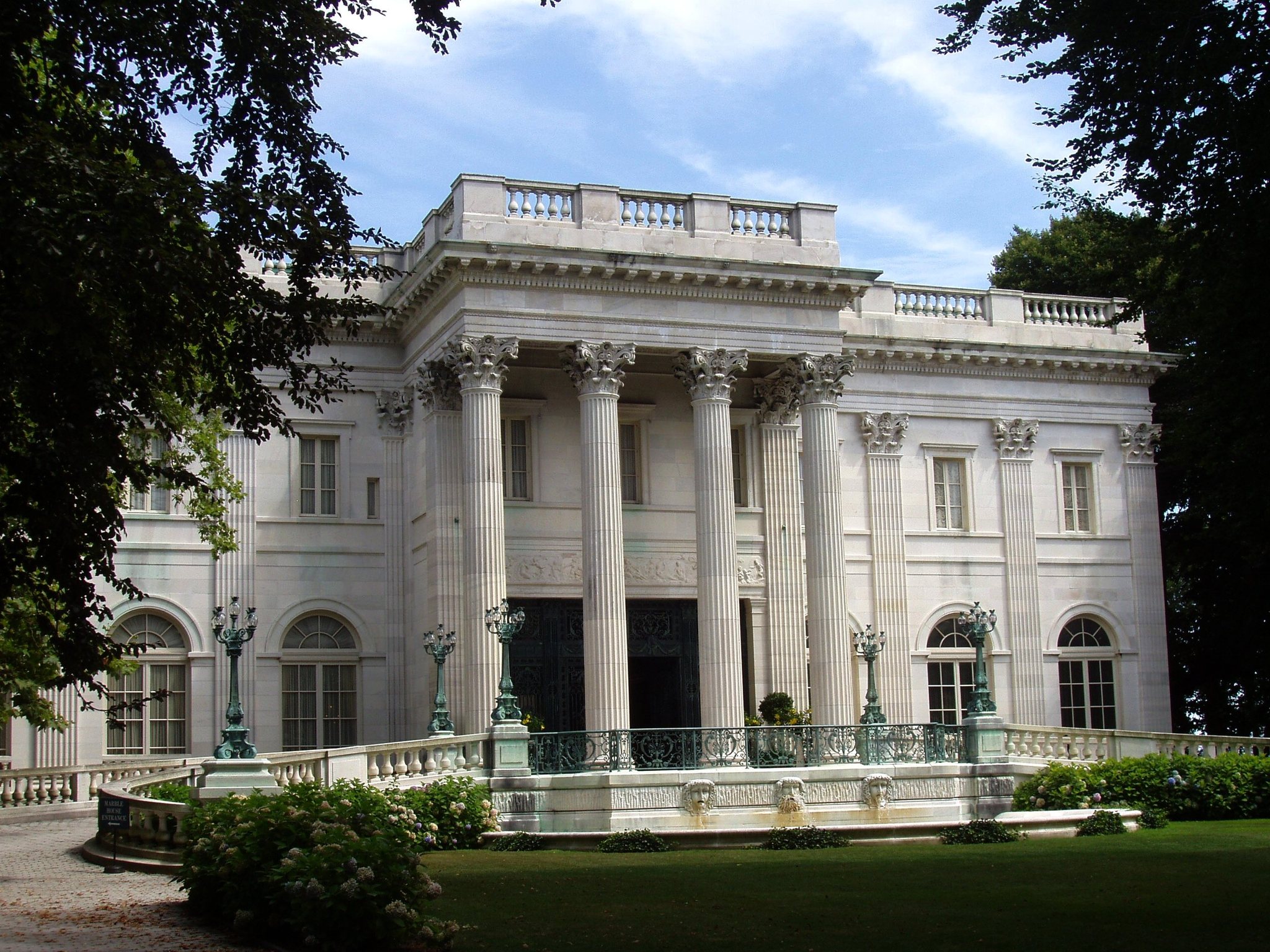 Marble House, a Gilded Age mansion in Newport